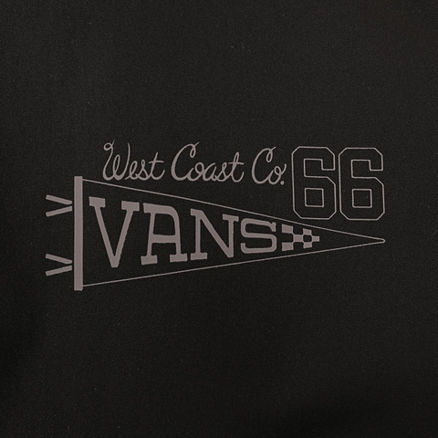 VANS范斯2025男子DOODLE LOGO COACH JACKET梭织无帽外套VN000NM6BLK