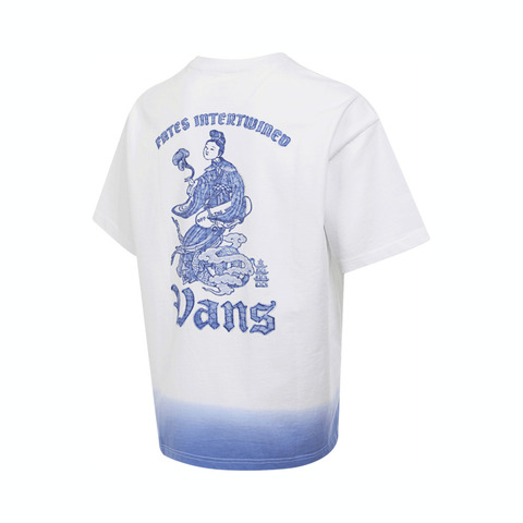 VANS范斯2025男子CNY SNAKE TEE针织无领短TVN000PT0WHT