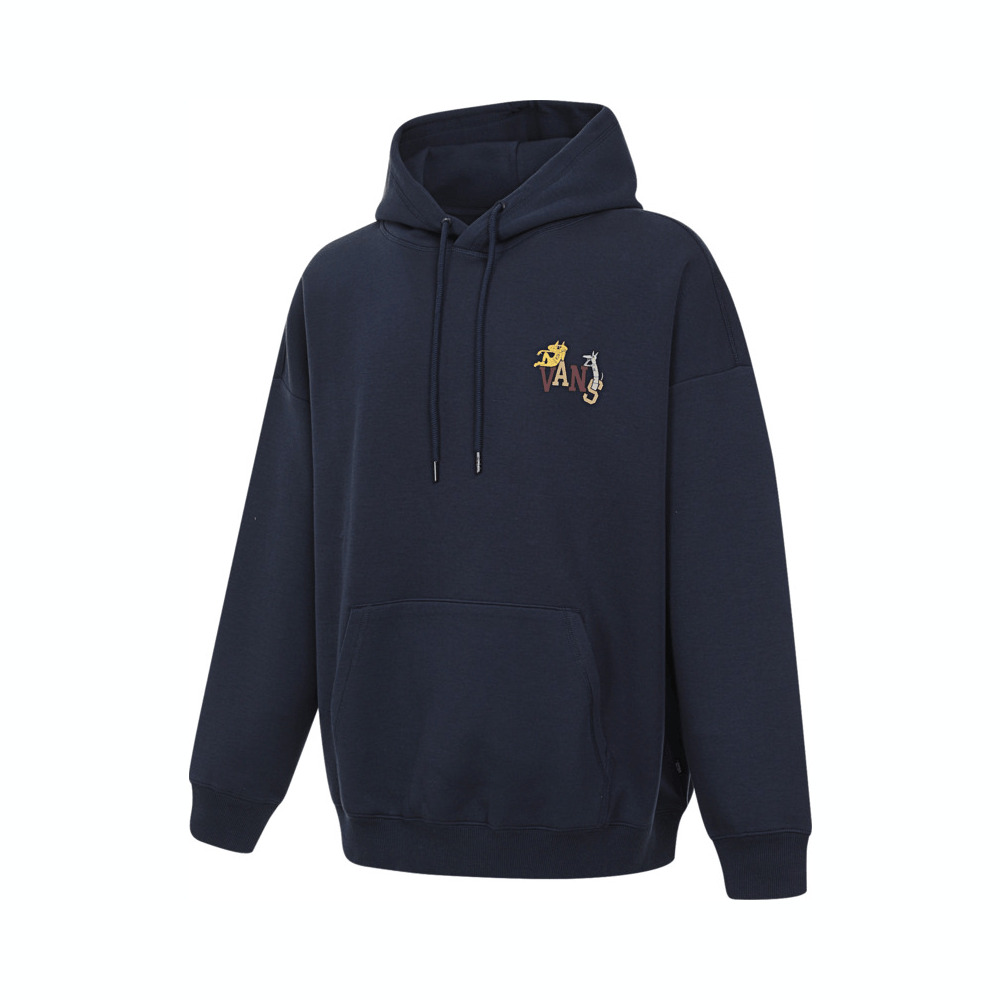 VANS范斯2025男子SOL CAT HOODIE针织连帽卫衣VN000NEBLKZ