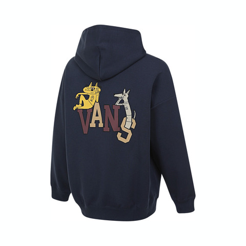 VANS范斯2025男子SOL CAT HOODIE针织连帽卫衣VN000NEBLKZ