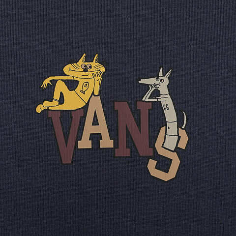 VANS范斯2025男子SOL CAT HOODIE针织连帽卫衣VN000NEBLKZ