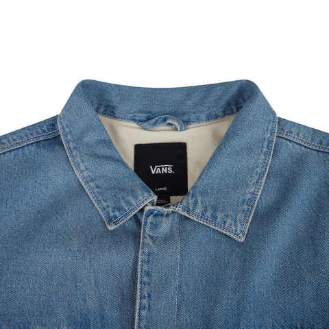 VANS范斯2025男子McAvoy Denim Station Jacket梭织无帽外套VN000KV7CDX