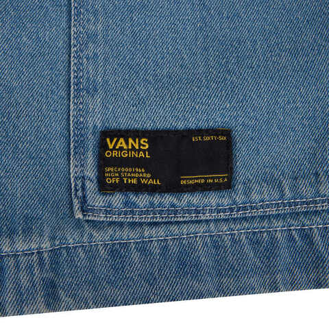 VANS范斯2025男子McAvoy Denim Station Jacket梭织无帽外套VN000KV7CDX