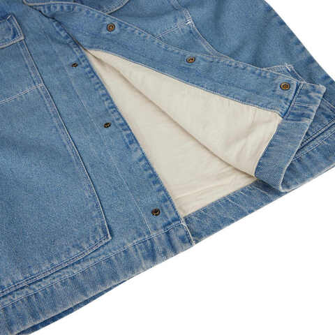 VANS范斯2025男子McAvoy Denim Station Jacket梭织无帽外套VN000KV7CDX