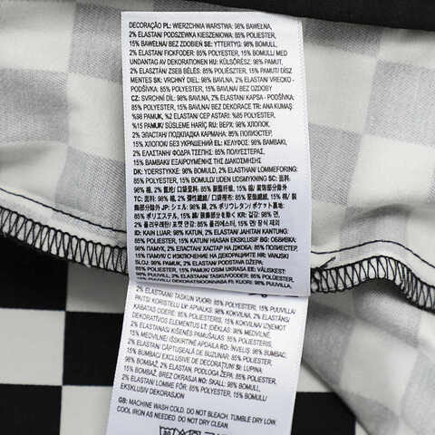 VANS范斯2025女子CHECKER BLOCKING SHIRT针织长袖衬衫VN000NFAEC5