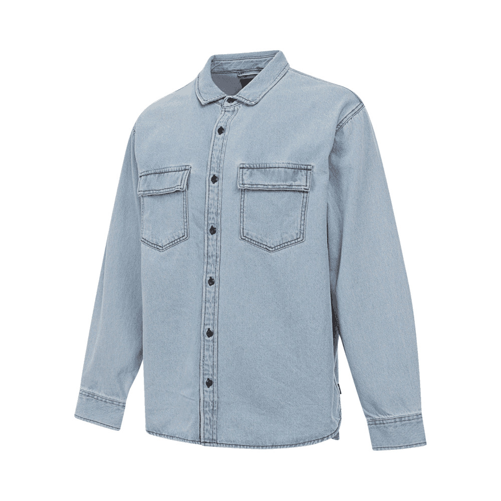 VANS范斯2025男子Palmhill Denim LS Woven针织长袖衬衫VN000M12IYR