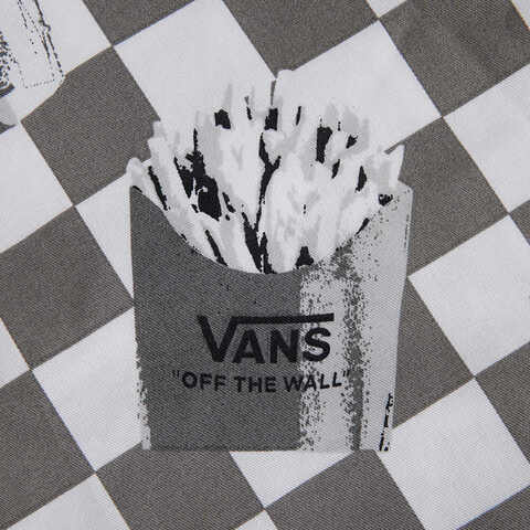 VANS范斯2025男子POP FAST FOOD SS SHIRT短袖衬衫VN000NNNEGC