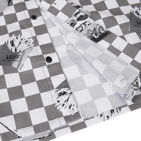 VANS范斯2025男子POP FAST FOOD SS SHIRT短袖衬衫VN000NNNEGC