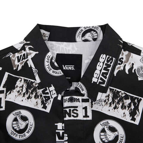 VANS范斯2025男子STICKER GFX SS SHIRT短袖衬衫VN000NMAEDS