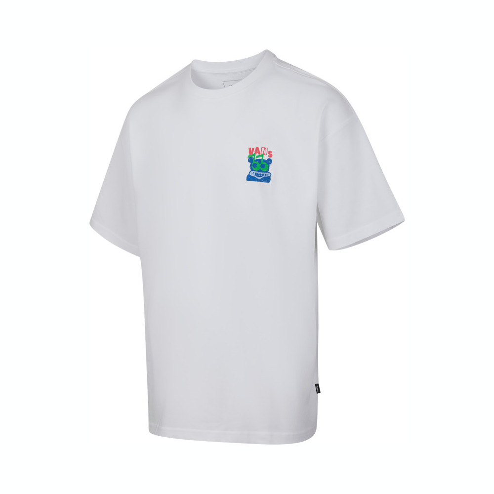 VANS范斯2025男子INDIE GFX SS TEE针织无领短TVN000NMBWHT