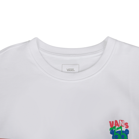 VANS范斯2025男子INDIE GFX SS TEE针织无领短TVN000NMBWHT