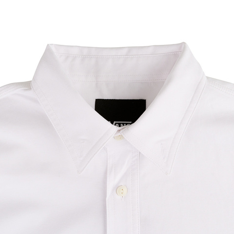 VANS范斯2025男子TDC UNISEX OXFORD SHIRT针织长袖衬衫VN000P04WHT