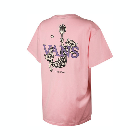 VANS范斯2025女子ANIMAL SS TEE针织无领短TVN000NJUEGP