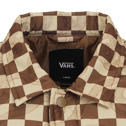 VANS范斯2025男子CNY COACH JKT薄棉服VN000P36F4C