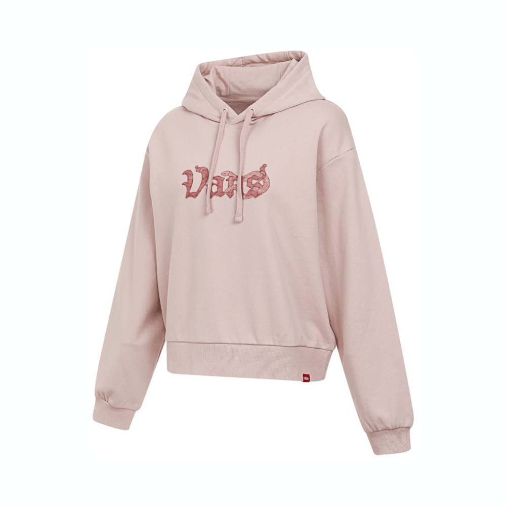 VANS范斯2025女子CNY CROP HOODIE针织连帽卫衣VN000QH6O3N