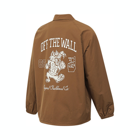 VANS范斯2025男子DOODLE LOGO COACH JACKET梭织无帽外套VN000NM60E0