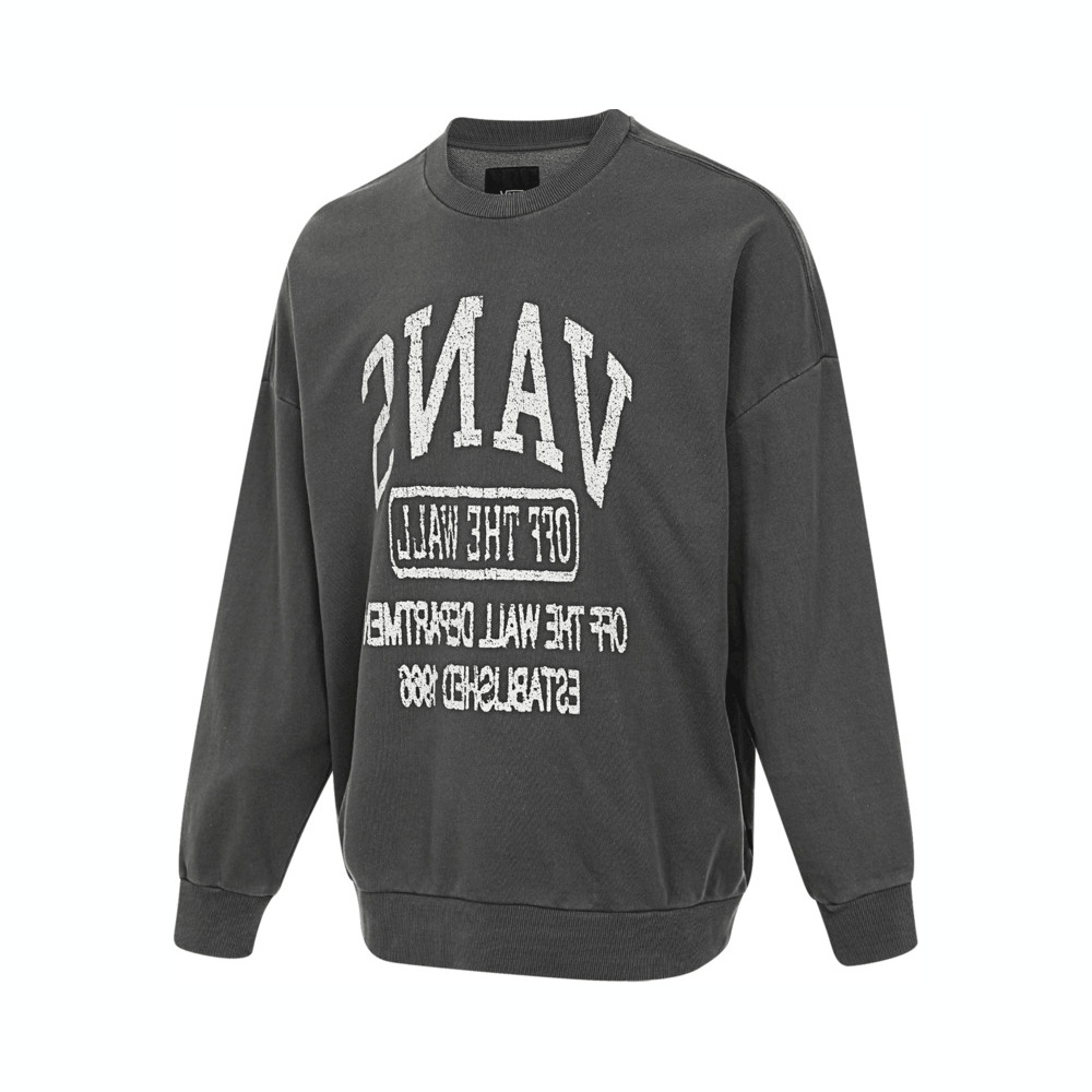 VANS范斯2025男子SOL REVERSE LOGO CREW NECK针织无帽卫衣VN000NE01O7