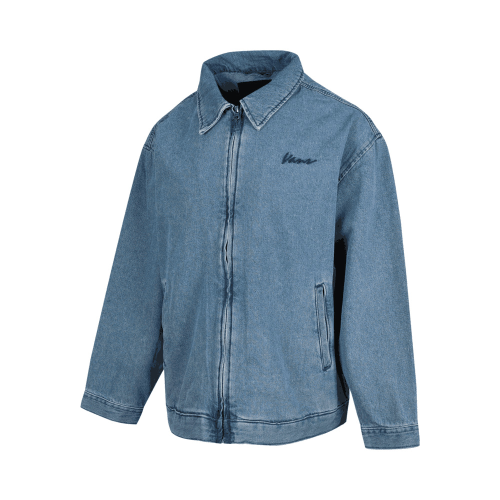 VANS范斯2025女子Pitstop Denim Station Jacket梭织无帽外套VN000MARCDX