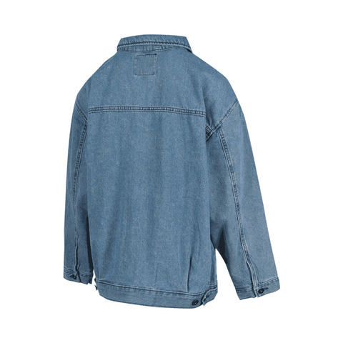 VANS范斯2025女子Pitstop Denim Station Jacket梭织无帽外套VN000MARCDX