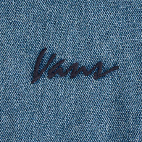 VANS范斯2025女子Pitstop Denim Station Jacket梭织无帽外套VN000MARCDX