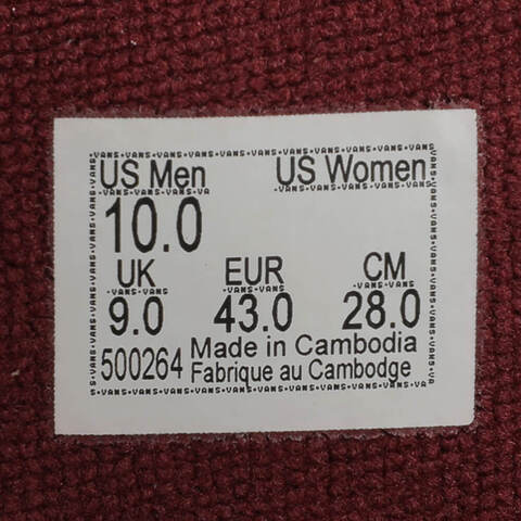 VANS范斯2025中性Speed WSCLVN000D88BF0