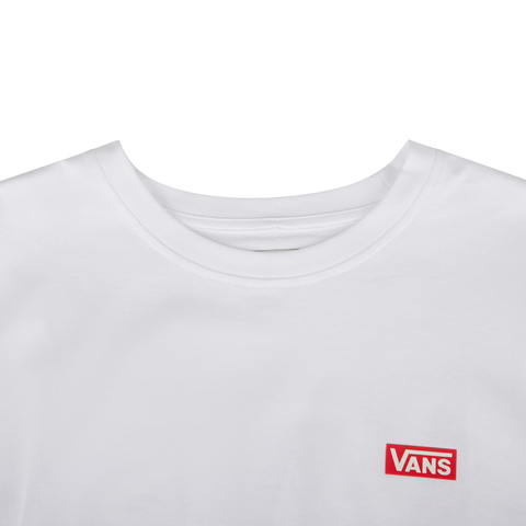 VANS范斯2025男子GRADIENT LOGO SS TEE针织无领短TVN000NMCWHT