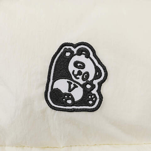 VANS范斯2025女子PANDA PUFFER DOWN厚羽绒服-短VN000KCCFS8