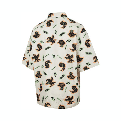 VANS范斯2025男子FUNKY ANIMAL SS SHIRT短袖衬衫VN000NNEEFW