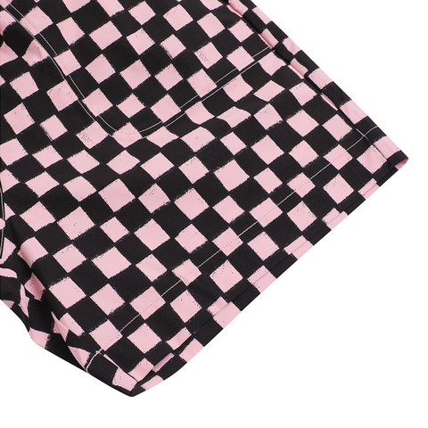 VANS范斯2025女子DOODLE CHECKER SHORTS梭织短裤VN000QF7FB0