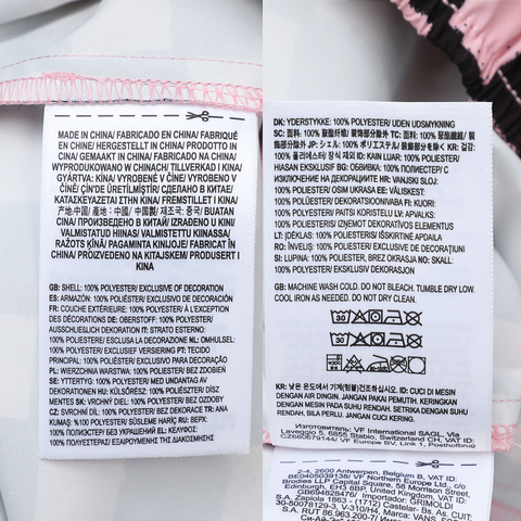 VANS范斯2025女子DOODLE CHECKER SHORTS梭织短裤VN000QF7FB0