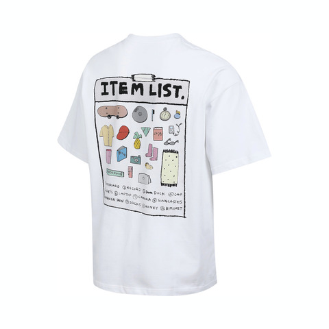 VANS范斯2025男子ITEM LIST SS TEE针织无领短TVN000QF4WHT