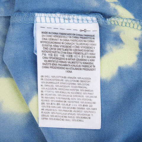 VANS范斯2025男子LR TIE DYE SS TEE针织无领短TVN000NN3EEL