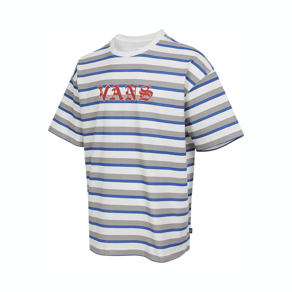 VANS范斯2025男子TP STRIPES SS TEE针织无领短TVN000NJFEG1