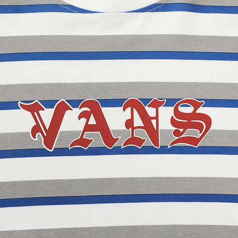 VANS范斯2025男子TP STRIPES SS TEE针织无领短TVN000NJFEG1