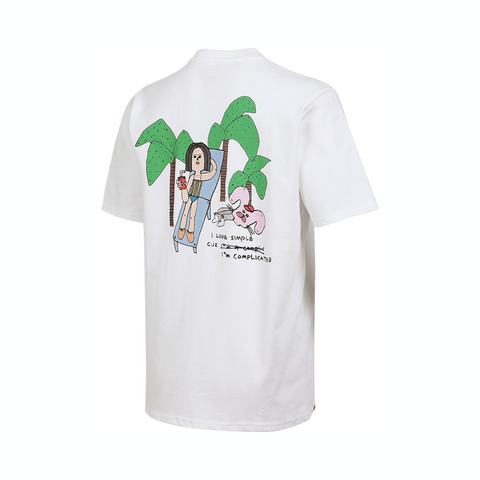 VANS范斯2025女子RABBIT SS TEE针织无领短TVN000QF6WHT