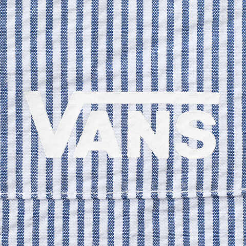 VANS范斯2025男子DOODLE STRIPE SS SHIRT短袖衬衫VN000NM8EF7