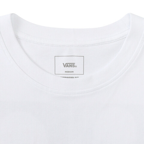 VANS范斯2025男子LR SMILE SUN SS TEE针织无领短TVN000NN2WHT