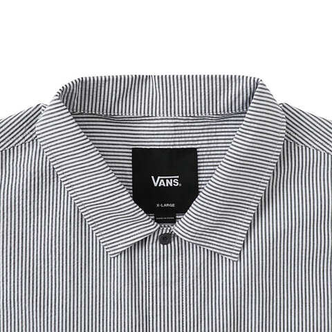 VANS范斯2025男子DOODLE STRIPE SS SHIRT短袖衬衫VN000NM8EDE