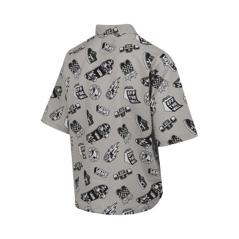 VANS范斯2025男子MISC AOP SS SHIRT短袖衬衫VN000RA8FGR