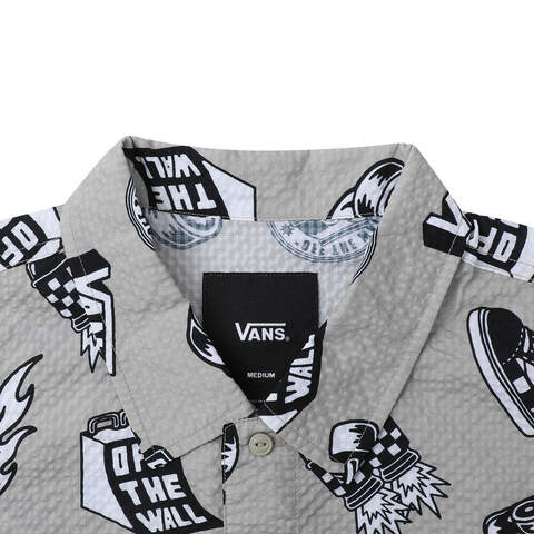 VANS范斯2025男子MISC AOP SS SHIRT短袖衬衫VN000RA8FGR