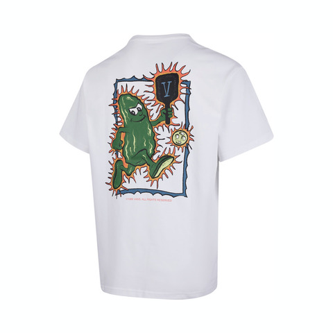 VANS范斯2025男子PICKLE GFX SS TEE针织无领短TVN000NNKWHT