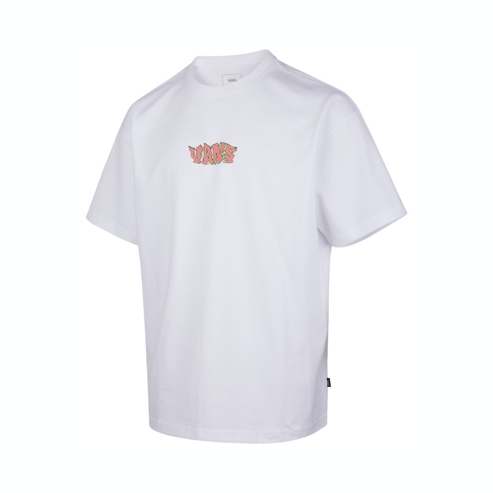 VANS范斯2025男子CAT GFX SS TEE针织无领短TVN000NNFWHT