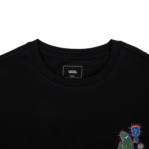 VANS范斯2025男子PICKLE GFX SS TEE针织无领短TVN000NNKBLK