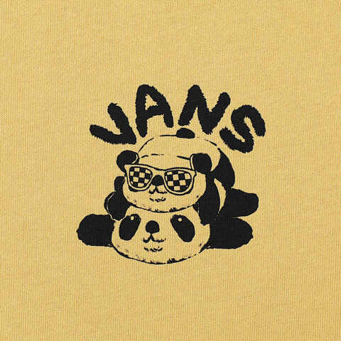 VANS范斯2025女子STACK PANDAS SS TEE针织无领短TVN000NNPOC2