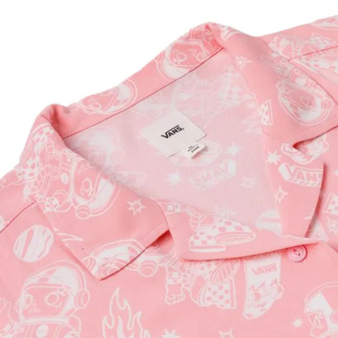 VANS范斯2025女子CHCKER GFX W TEE短袖衬衫VN000RAAFHH