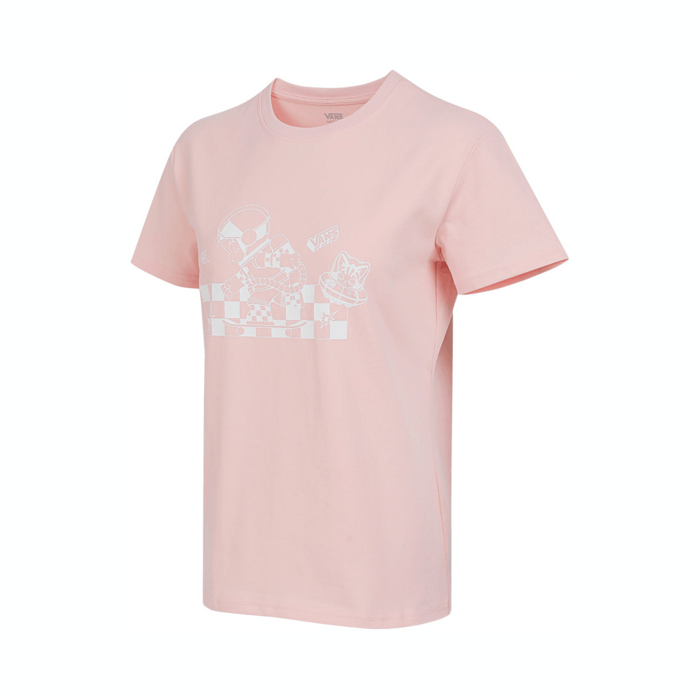 VANS范斯2025女子CHECKER GFX W TEE针织无领短TVN000RA9CHN