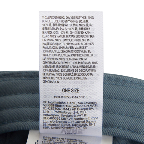 VANS范斯2025中性HANAI CAP弯沿帽VN000R64RV2