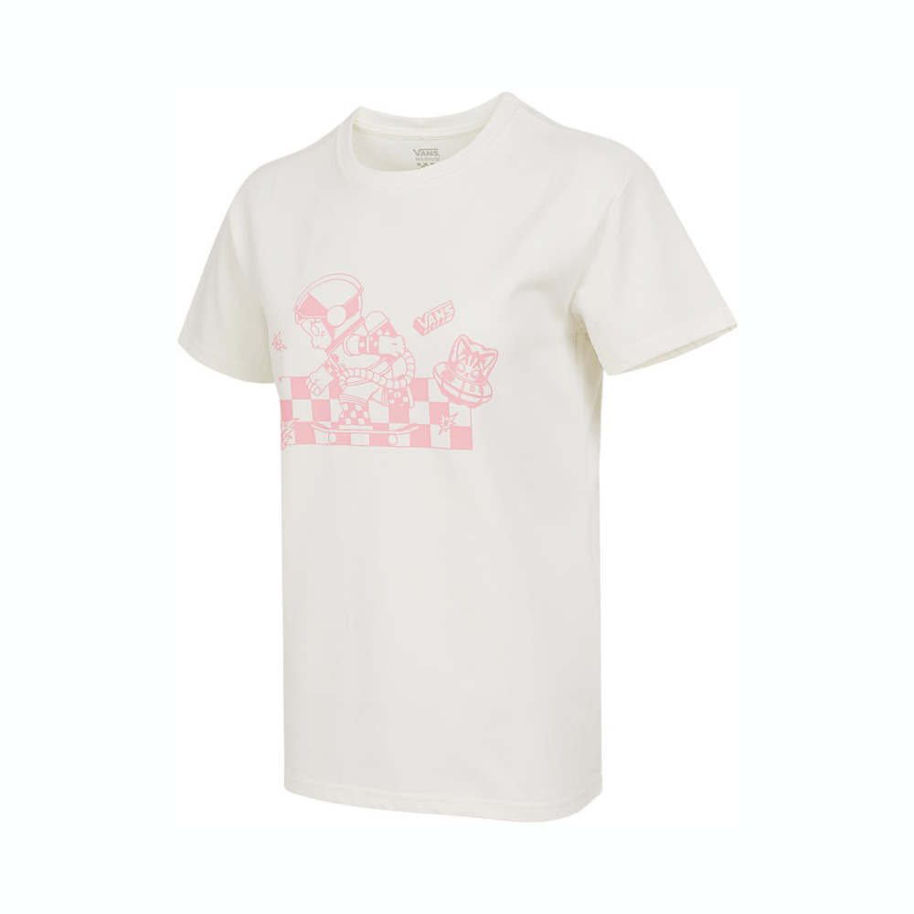 VANS范斯2025女子MISC AOP W SS SHIRT针织无领短TVN000RA9FS8