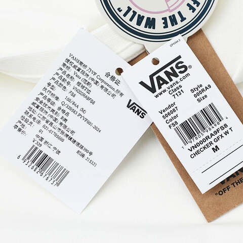 VANS范斯2025女子MISC AOP W SS SHIRT针织无领短TVN000RA9FS8