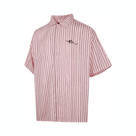 VANS范斯2025男子DOG STRIPE SS SHIRT短袖衬衫VN000QF5FAY